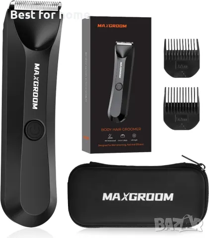 MAXGROOM Мъжки епилатор за тяло с LED светлина