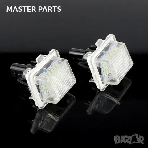 LED плафони заден регистрационен номер Mercedes W204 W212 W221 W216 . БУКСА 2 пин , снимка 6 - Части - 47664811