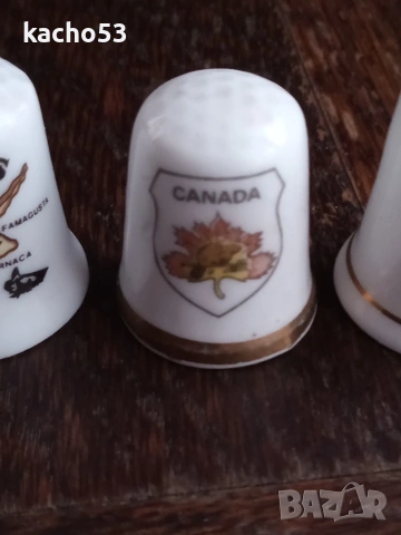 Порцеланови напръстници- 3 броя., снимка 3 - Антикварни и старинни предмети - 51377234