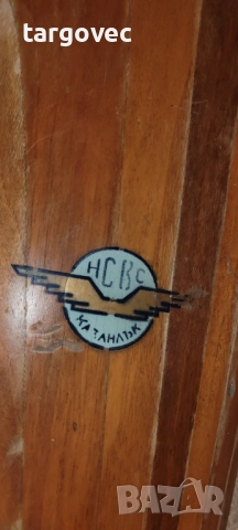 Дървена перка от стар военен самолет България, снимка 8 - Антикварни и старинни предмети - 52646010