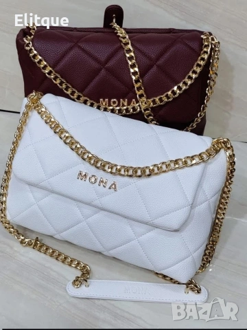 чанта MONA ➡️34cm⬆️24cm, снимка 2 - Чанти - 53217055