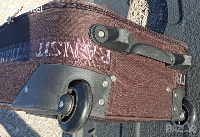 куфар с колелца 42х30х20 -усилен текстил с телескопична дръжка - 2 х20 лв / бр, снимка 2 - Куфари - 51937926