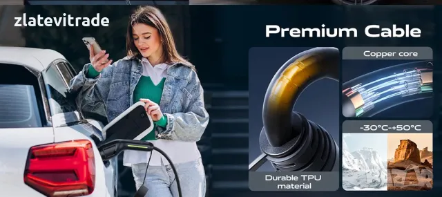 ПРЕНОСИМО ЗАРЯДНО TYPE 2 ЗА ЕЛЕКТРИЧЕСКИ АВТОМОБИЛИ, 451, снимка 8 - Аксесоари и консумативи - 49474926