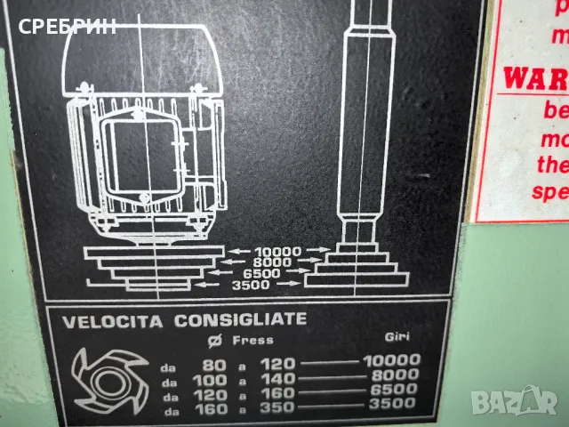 Фреза с карета с 4 вида обороти мотор 4кв с ел спирачка , снимка 18 - Други машини и части - 47868230