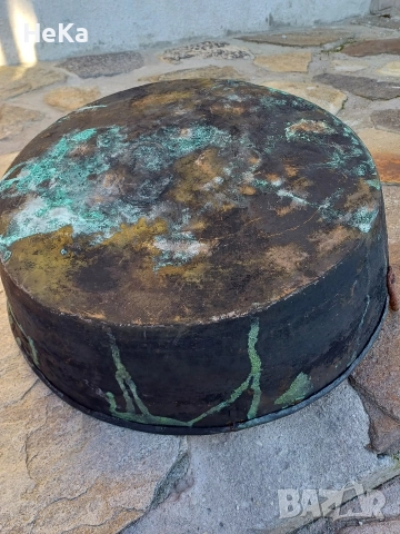 Бакърена тава за сладко или лютеница , снимка 6 - Съдове за готвене - 52955753