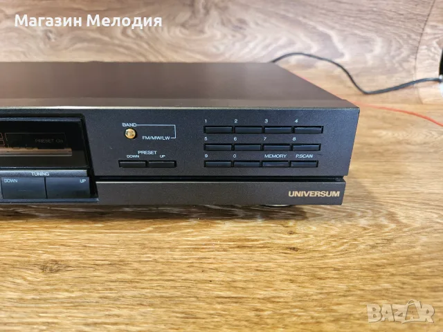 Тунер Universum T46010 Black – Немска класика от златната ера на аудиото, снимка 5 - Декове - 55831264