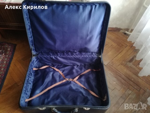 Куфар тъмно син, снимка 4 - Куфари - 31721982
