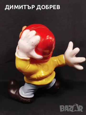 СТАРА РЕТРО ГУМЕНА ИГРАЧКА КУКЛА ДЖУДЖЕ DISNEY ITALY, снимка 4 - Колекции - 49182814