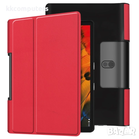 Lenovo Yoga Smart Tab 10.1 / Tab 5 YT-X705 Кожен Калъф с Магнит и Скрийн Протектор – Комплексна Защи, снимка 9 - Калъфи, кейсове - 52720556