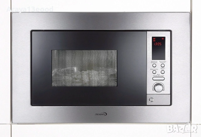 Микровълнова фурна за вграждане Hanseatic AB820BVX-S0EE, грил 1000W, максимална мощност 1250 W, 20 л, снимка 2 - Микровълнови - 53911230