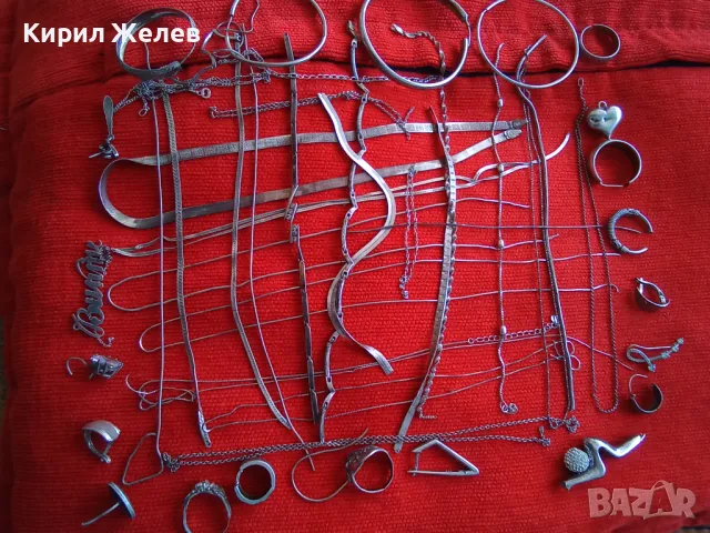 100 грама сребърни накити за поправка за реставрация за части или за материал 50635, снимка 17 - Колиета, медальони, синджири - 50242069