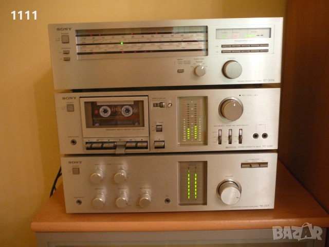 SONY TA-333 I TC-U30 I ST-333L УНИКАЛЕН КОМПЛЕКТ, снимка 6 - Ресийвъри, усилватели, смесителни пултове - 53897583