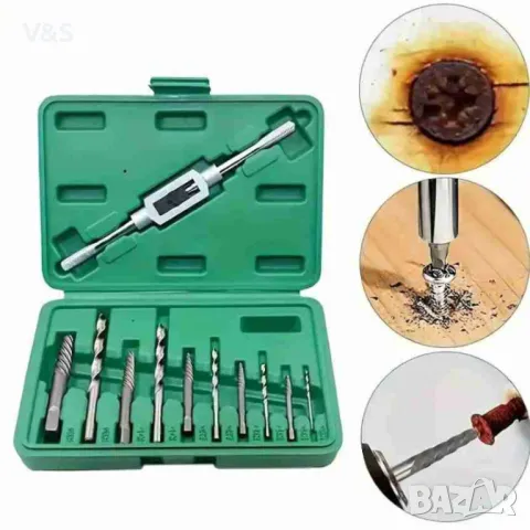 инструмент за извличане на винтове, оголени счупени винтове , снимка 3 - Куфари с инструменти - 48228789