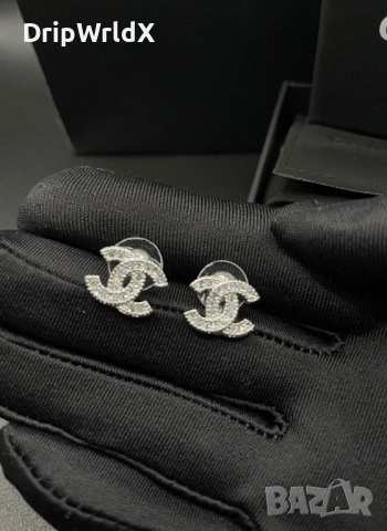 Chanel CC Дамски Обеци Пълен Комплект Чисто Нови, снимка 2 - Обеци - 53289118