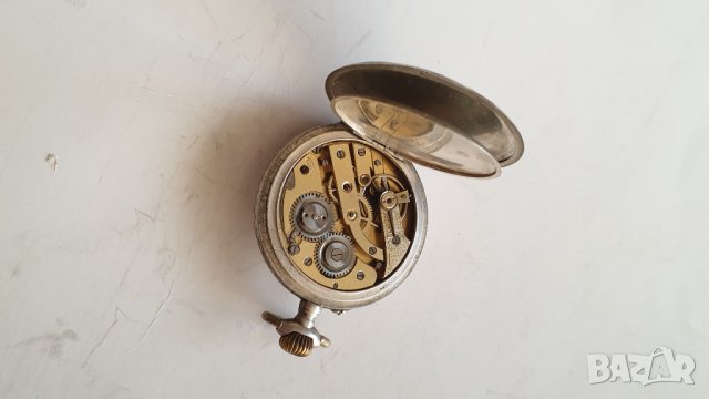 Сребърен джобен часовник Avance Retard, снимка 10 - Антикварни и старинни предмети - 44214818
