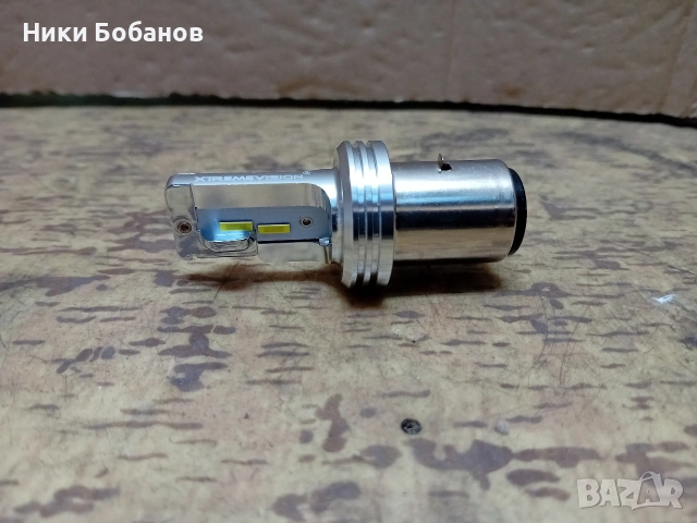 Лед крушка H6(BA20d) 18W 6000K, снимка 2 - Аксесоари и консумативи - 53187976