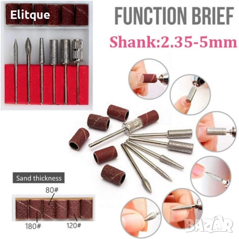 Компактна преносима електрическа пила за маникюр с LED дисплей, снимка 2 - Педикюр и маникюр - 52839289