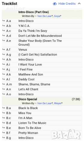 Discotheque – Intro-Disco Maxi Single 12 Издание 🇬🇧 UK 1979г Състояние на винила:VG+ Съатояние на , снимка 3 - Грамофонни плочи - 54215452