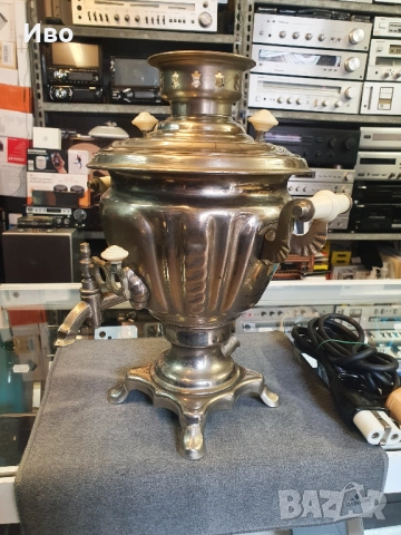 Стар руски самовар. В много добро състояние., снимка 2 - Антикварни и старинни предмети - 51996941