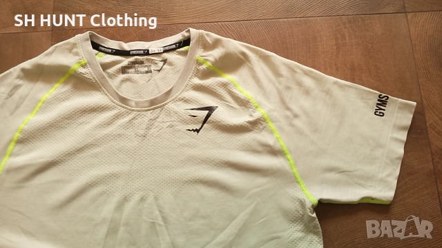 GYMSHARK T-Shirt Размер XL фитнес тренировъчна еластична тениска 36-51, снимка 3 - Тениски - 52794151