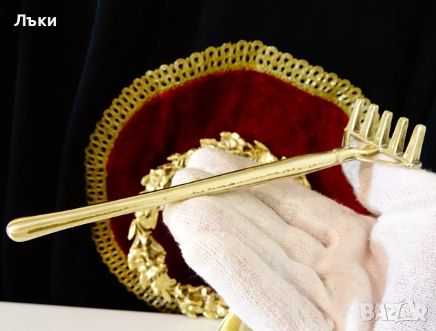 Бронзово гребло,градински инструмент за бонсай,сукуленти. , снимка 2 - Антикварни и старинни предмети - 52967823