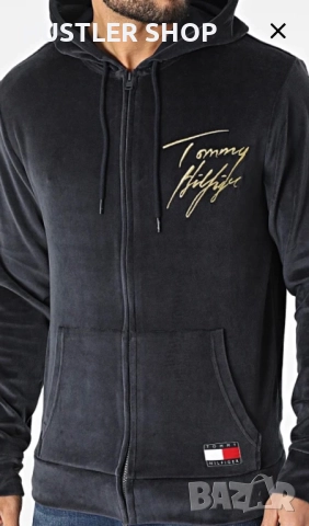 Мъжки суитшърт TOMMY HILFIGER. Размер L, снимка 2 - Спортни дрехи, екипи - 52940356