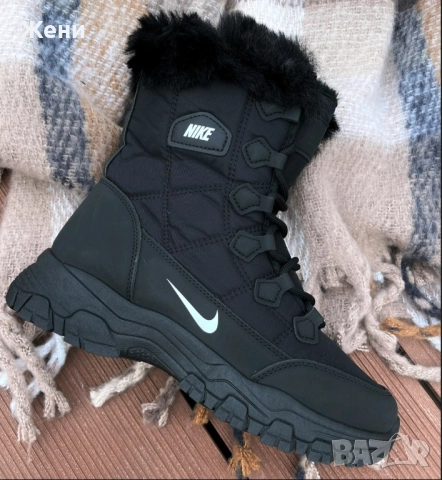 Дамски апрески с пух , снимка 9 - Дамски апрески - 52328019