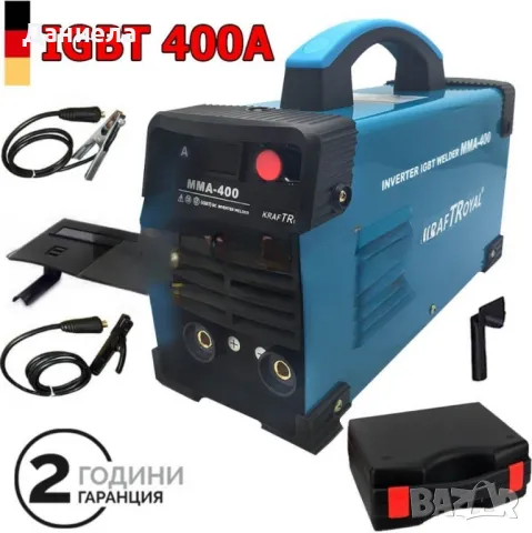 Инверторен електрожен 400А в куфар, снимка 4 - Други инструменти - 48523873