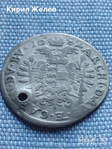 Сребърна монета 6 кройцера 1682г. Сент Виет Каринтия Леополд първи 13782, снимка 9 - Нумизматика и бонистика - 42915784