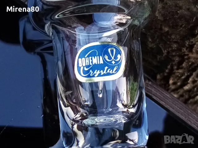 * Bohemia * - кристален свещник нов !, снимка 4 - Декорация за дома - 49600762
