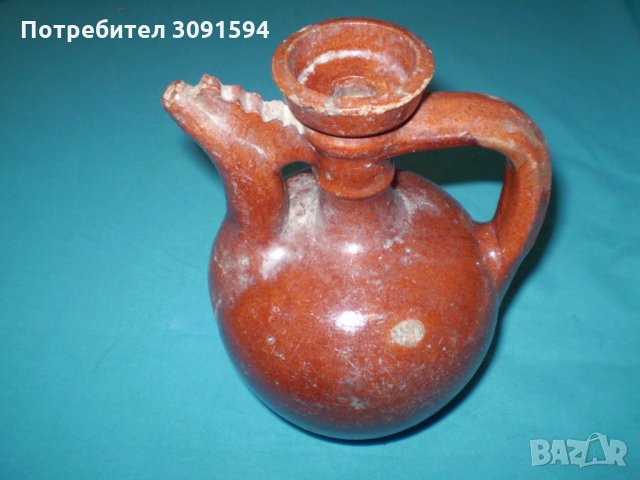 Стара Керамична Стомна, снимка 1 - Антикварни и старинни предмети - 34084281