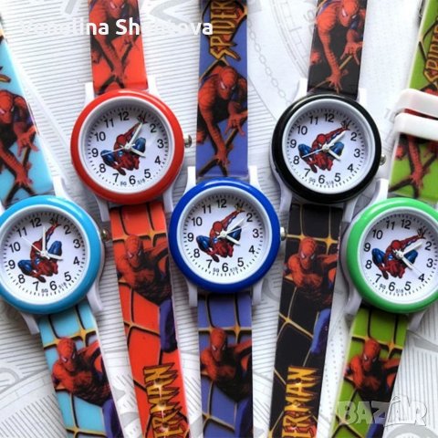 Spiderman Светещи детски ръчни часовници Спайдърмен, снимка 2 - Детски - 31950668