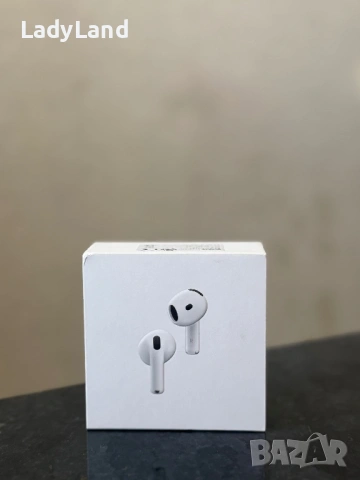 НОВИ Apple - AirPods 4, TWS, ANC, бели безжични слушалки 