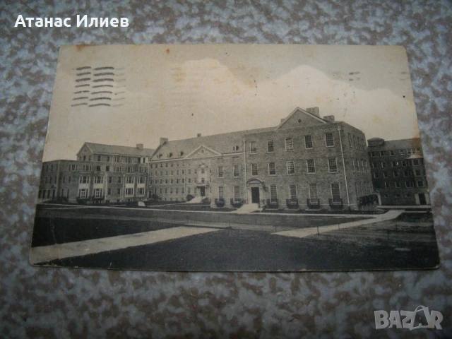 Стара пощенска картичка от САЩ до член на фамилията Докузанови 1940г.