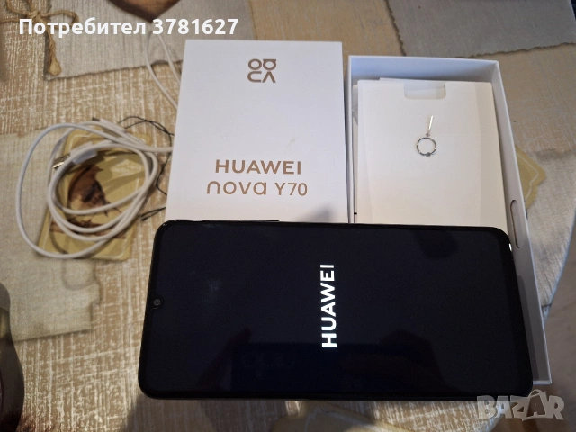 Смартфон Huawei Nova Y70, снимка 3 - Huawei - 53015610
