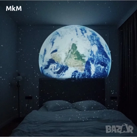 HD планетариумен проектор със звезди, MERTTURM Galaxy Star с 8 диска, снимка 12 - Плейъри, домашно кино, прожектори - 52449521