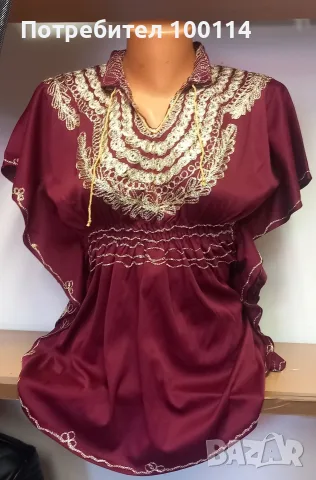 Дамска етно туника с бродерия