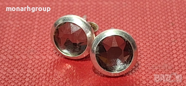 Сребърни обеци