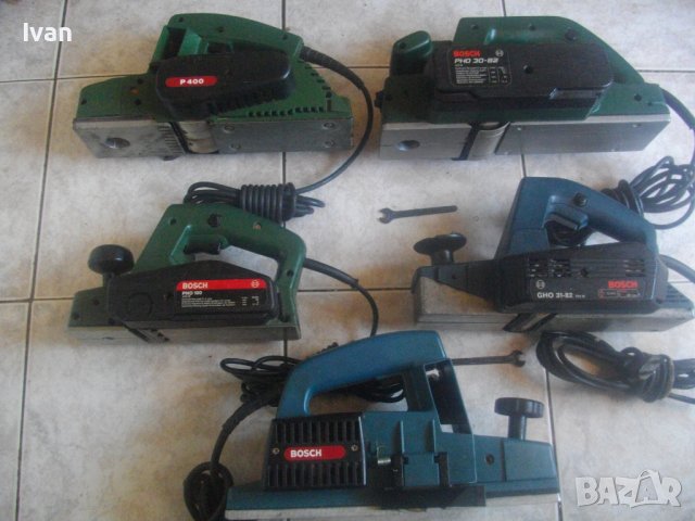 BOSCH-Синя Профи/Зелена Серия-Ел.Ренде-Хобел-900W-600W-750W-450W-Швейцария/Германия-Различни-Отлични, снимка 3 - Други инструменти - 37456540