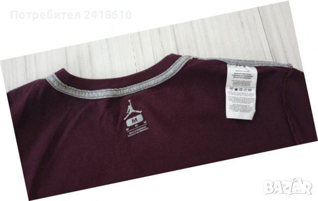 Jordan Cotton Mens Size М 100% ОРИГИНАЛ! Мъжка Тениска!, снимка 2 - Тениски - 37604136