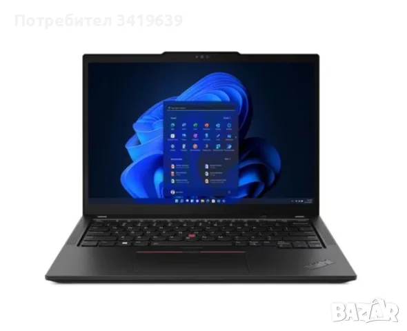 Лаптоп Lenovo X13 G4, i5-1335U, 16 GB DDR5, 512 GB SSD, 13.3 инча, Windows 11 Pro