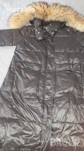 тотално намаление-Овърсайз от 330лв., ново, уникално яке, парка с гъши пух и естествен косъм , снимка 8 - Якета - 40032661