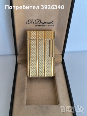 S.T.Dupont линия 1 страничен пламък, снимка 2 - Колекции - 54009911