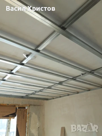 Монтаж на гипсокартон, шпакловка и боядисване, снимка 2 - Монтажи - 51379867