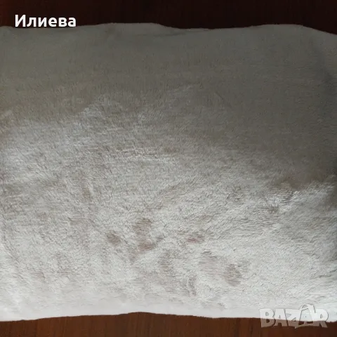 Одеало къс косъм - 180/190 бледо розово ново