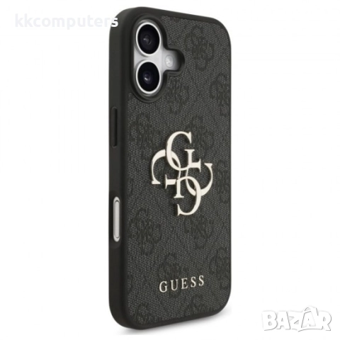 Оригинален кейс Guess Big 4G Logo Classic, За iPhone 17 (6.3), Черен, снимка 4 - Калъфи, кейсове - 51825798