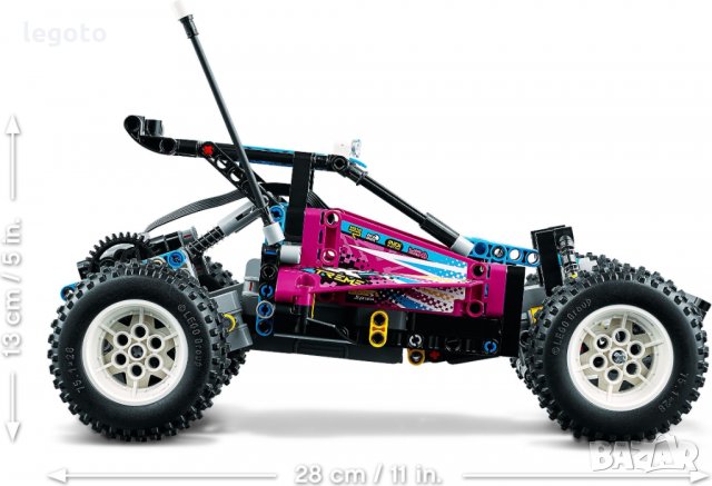 НОВО ЛЕГО 42124 Техник-Офроуд Бъги  LEGO 42124 TECHNIK Off-Road Buggy 42124, снимка 5 - Конструктори - 31598045