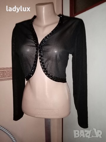 Елегантно Болеро, Размер S/M. Код 1730, снимка 7 - Жилетки - 36679956