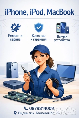 Ремонт и поправка на всичко Apple продукти 
