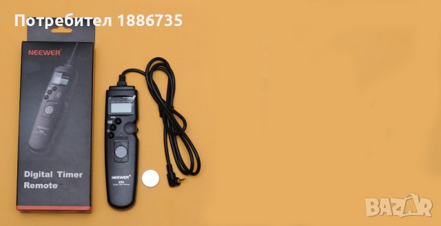 Дистанционни спусъци с таймер за CANON или  NIKON, снимка 3 - Чанти, стативи, аксесоари - 31611906